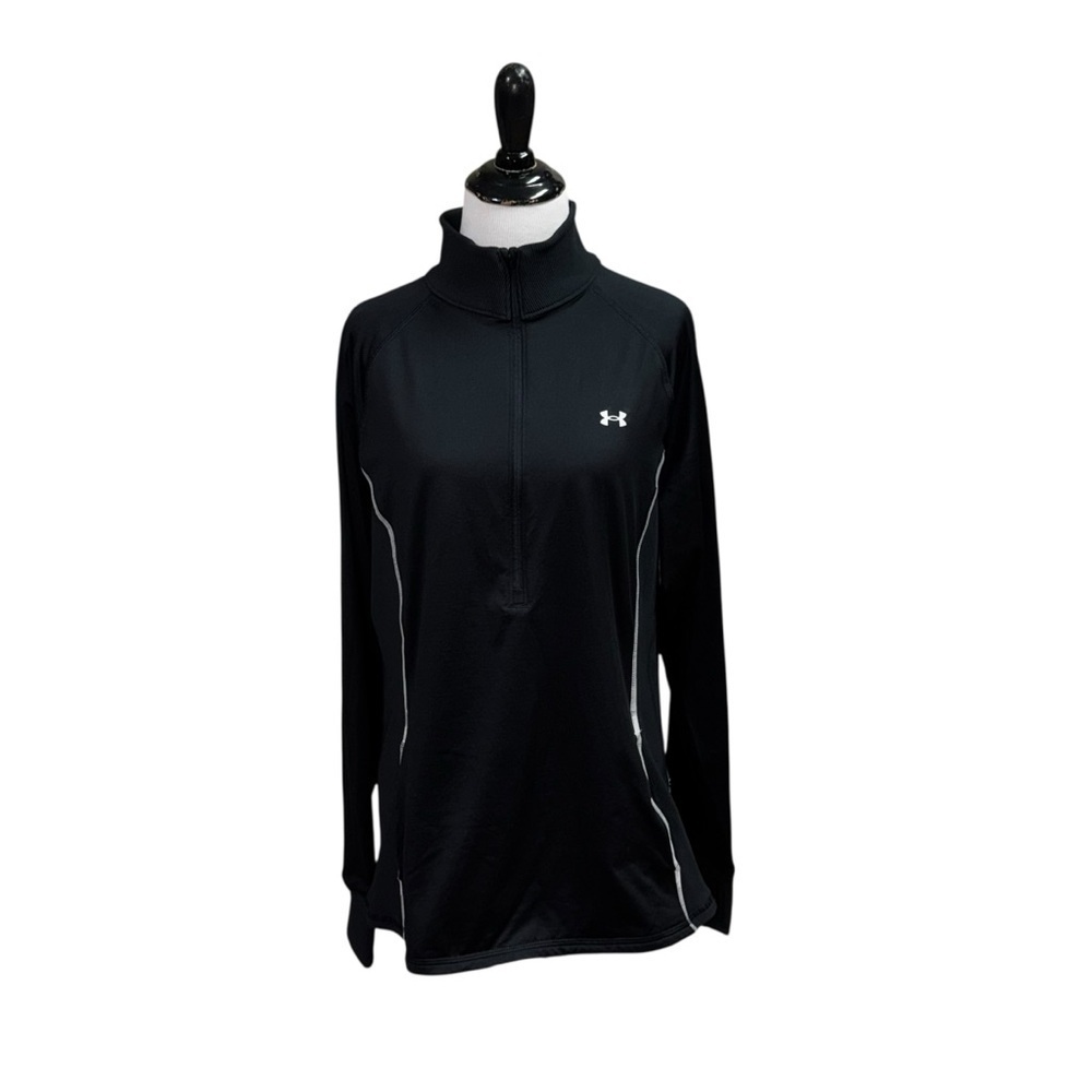 Under Armour Women's Size XL Train Cold Weather 1/2 Zip Sweater Fitted Mock Neck